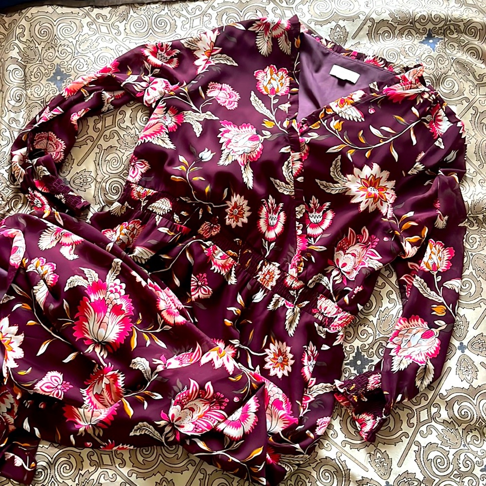 NEW Loft Floral Maxi Dress